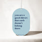 You are a Good Driver... That Curb - Car Air Freshener